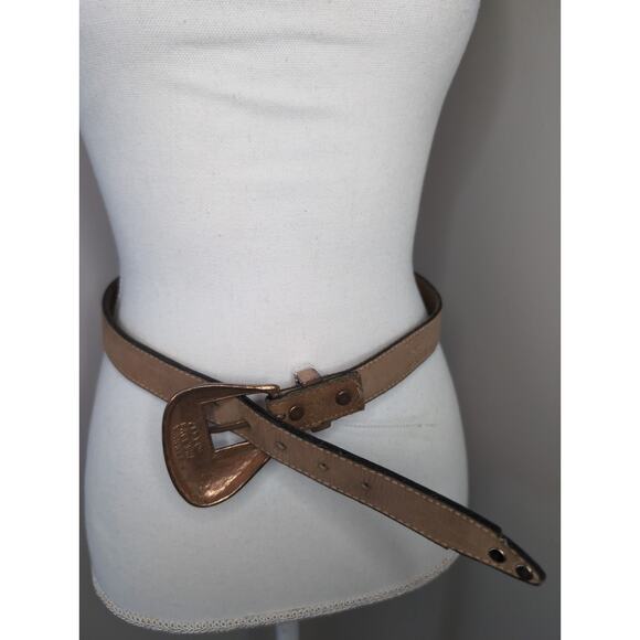 Jenny and the Boys vintage statement copper buckle studded leather belt - Picture 7 of 10